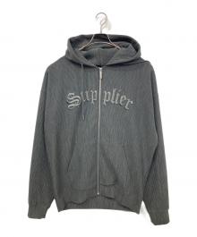 SUPPLIER（サプライヤー）の古着「フロントロゴジップパーカー」｜グレー