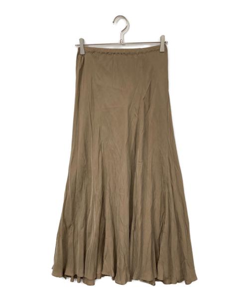 Plage（プラージュ）Plage (プラージュ) Washable Fibril ロングスカート ブラウン サイズ:38の古着・服飾アイテム