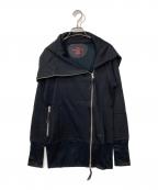 Vivienne Westwood RED LABELヴィヴィアンウエストウッドレッドレーベル）の古着「オーブ刺繍ジップパーカー」｜ブラック