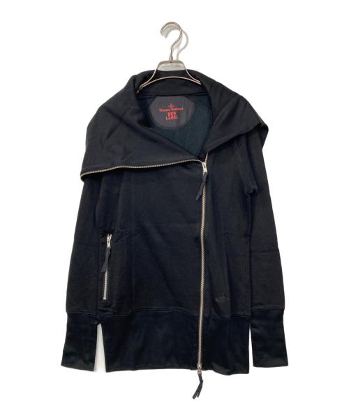 Vivienne Westwood RED LABEL（ヴィヴィアンウエストウッドレッドレーベル）Vivienne Westwood RED LABEL (ヴィヴィアンウエストウッドレッドレーベル) オーブ刺繍ジップパーカー ブラック サイズ:2の古着・服飾アイテム
