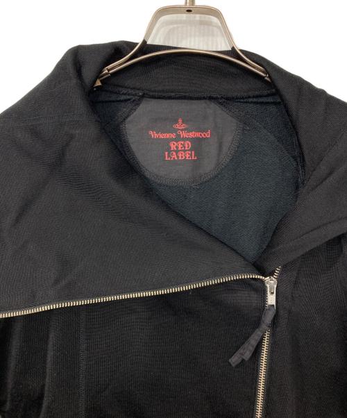 Vivienne Westwood RED LABEL（ヴィヴィアンウエストウッドレッドレーベル）Vivienne Westwood RED LABEL (ヴィヴィアンウエストウッドレッドレーベル) オーブ刺繍ジップパーカー ブラック サイズ:2の古着・服飾アイテム