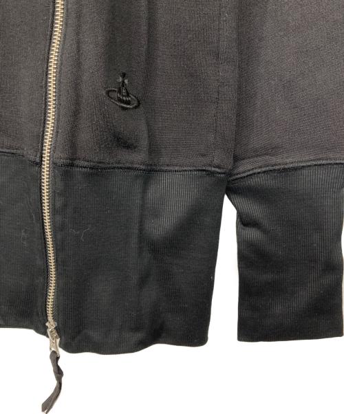 Vivienne Westwood RED LABEL（ヴィヴィアンウエストウッドレッドレーベル）Vivienne Westwood RED LABEL (ヴィヴィアンウエストウッドレッドレーベル) オーブ刺繍ジップパーカー ブラック サイズ:2の古着・服飾アイテム