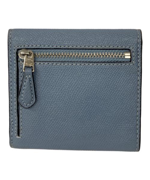 COACH（コーチ）COACH (コーチ) 3つ折り財布 ブルーの古着・服飾アイテム