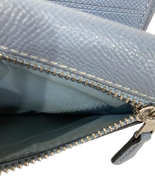 COACH（コーチ）COACH (コーチ) 3つ折り財布 ブルーの古着・服飾アイテム