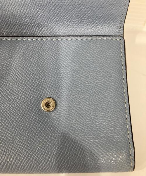 COACH（コーチ）COACH (コーチ) 3つ折り財布 ブルーの古着・服飾アイテム