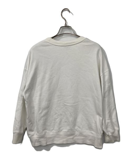 MONCLER（モンクレール）MONCLER (モンクレール) SWEATSHIRT ホワイト サイズ:Sの古着・服飾アイテム