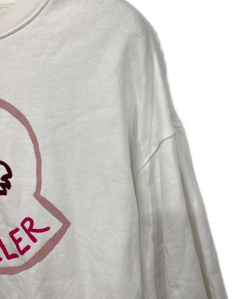 MONCLER（モンクレール）MONCLER (モンクレール) SWEATSHIRT ホワイト サイズ:Sの古着・服飾アイテム