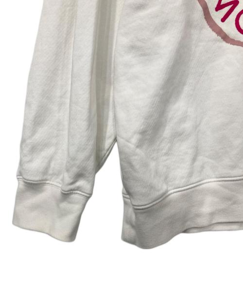 MONCLER（モンクレール）MONCLER (モンクレール) SWEATSHIRT ホワイト サイズ:Sの古着・服飾アイテム