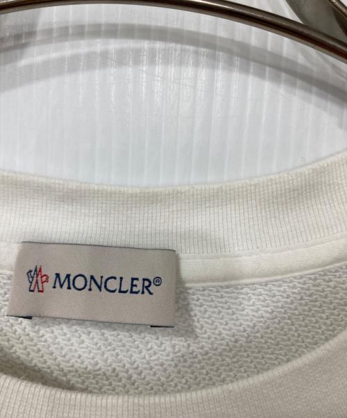 MONCLER（モンクレール）MONCLER (モンクレール) SWEATSHIRT ホワイト サイズ:Sの古着・服飾アイテム