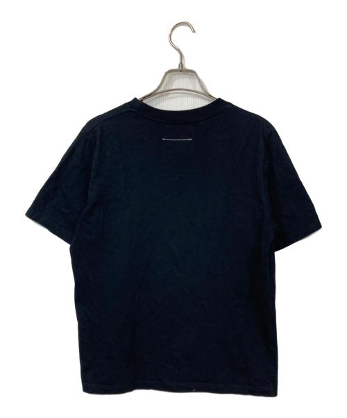 MM6 Maison Margiela（エムエムシックスメゾンマルジェラ）MM6 Maison Margiela (エムエムシックスメゾンマルジェラ) キャット＆グリッター プリントTシャツ ブラック サイズ:Ｓの古着・服飾アイテム
