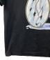 中古・古着 MM6 Maison Margiela (エムエムシックスメゾンマルジェラ) キャット＆グリッター プリントTシャツ ブラック サイズ:Ｓ：18000円