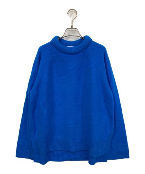 nagonstans（ナゴンスタンス）nagonstans (ナゴンスタンス) padding neck pullover ブルー サイズ:MEDIUMの古着・服飾アイテム
