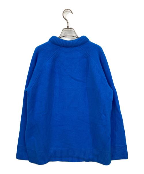 nagonstans（ナゴンスタンス）nagonstans (ナゴンスタンス) padding neck pullover ブルー サイズ:MEDIUMの古着・服飾アイテム
