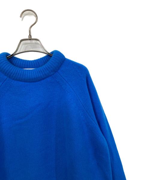 nagonstans（ナゴンスタンス）nagonstans (ナゴンスタンス) padding neck pullover ブルー サイズ:MEDIUMの古着・服飾アイテム