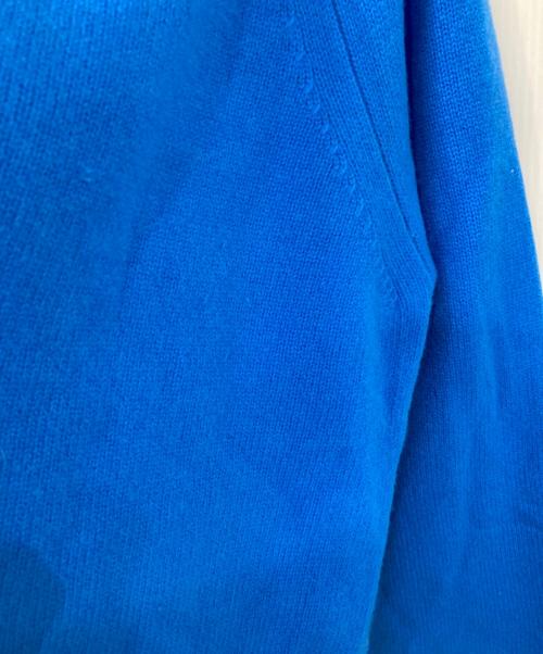 nagonstans（ナゴンスタンス）nagonstans (ナゴンスタンス) padding neck pullover ブルー サイズ:MEDIUMの古着・服飾アイテム