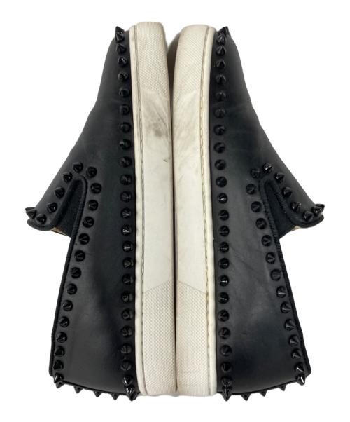 Christian Louboutin（クリスチャン・ルブタン）Christian Louboutin (クリスチャン・ルブタン) スパイクスリッポン ブラック サイズ:35 1/2の古着・服飾アイテム