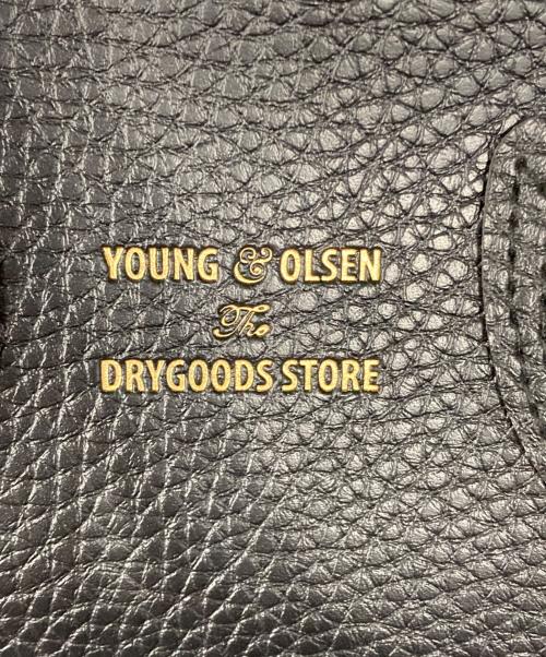 YOUNG & OLSEN The DRYGOODS STORE（ヤングアンドオルセン ザ ドライグッズストア）YOUNG & OLSEN The DRYGOODS STORE (ヤングアンドオルセン ザ ドライグッズストア) レザーハンドバッグ ブラックの古着・服飾アイテム
