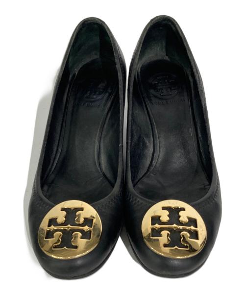 TORY BURCH（トリーバーチ）TORY BURCH (トリーバーチ) Sally Wedge パンプス ブラック サイズ:24.0の古着・服飾アイテム