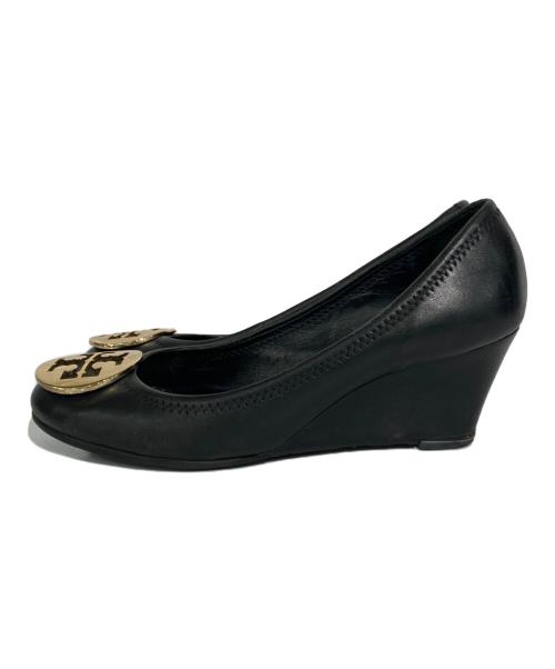 TORY BURCH（トリーバーチ）TORY BURCH (トリーバーチ) Sally Wedge パンプス ブラック サイズ:24.0の古着・服飾アイテム