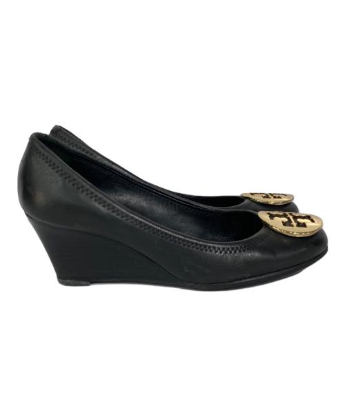 TORY BURCH（トリーバーチ）TORY BURCH (トリーバーチ) Sally Wedge パンプス ブラック サイズ:24.0の古着・服飾アイテム