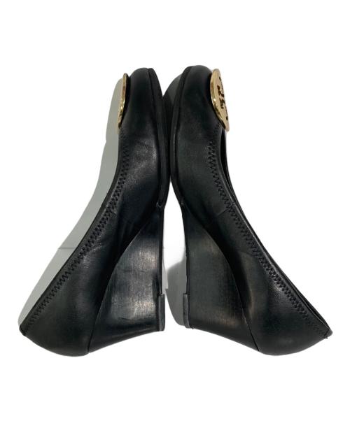 TORY BURCH（トリーバーチ）TORY BURCH (トリーバーチ) Sally Wedge パンプス ブラック サイズ:24.0の古着・服飾アイテム