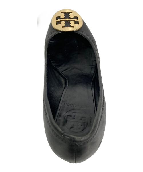 TORY BURCH（トリーバーチ）TORY BURCH (トリーバーチ) Sally Wedge パンプス ブラック サイズ:24.0の古着・服飾アイテム