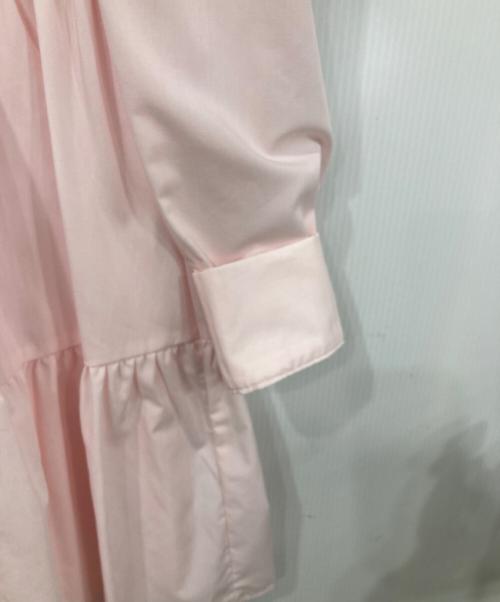 darich（ダーリッチ）Darich (ダーリッチ) ボリュームシャツミニワンピース ピンク サイズ:FREEの古着・服飾アイテム