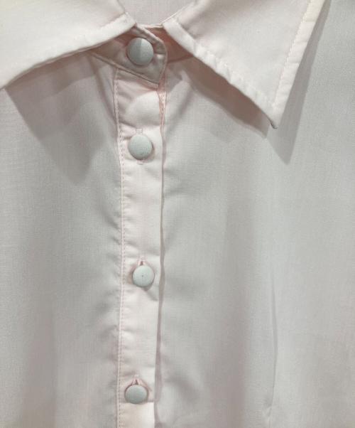 darich（ダーリッチ）Darich (ダーリッチ) ボリュームシャツミニワンピース ピンク サイズ:FREEの古着・服飾アイテム
