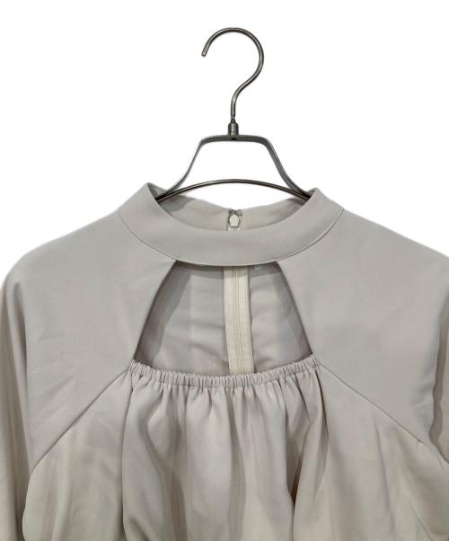 darich（ダーリッチ）Darich (ダーリッチ) ドッキングコルセットプリーツミニワンピース ベージュ サイズ:FREEの古着・服飾アイテム