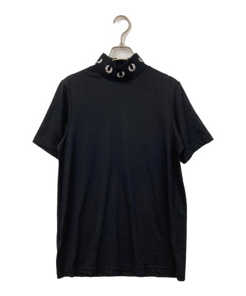 FRED PERRY（フレッドペリー）FRED PERRY (フレッドペリー) ローレル刺繍Tシャツ ブラック サイズ:36の古着・服飾アイテム