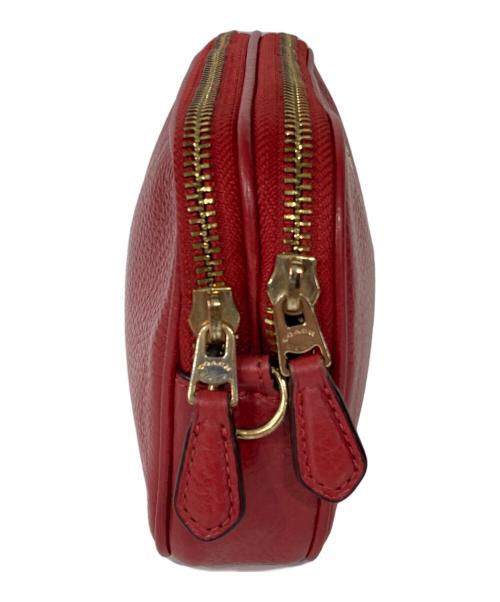 COACH（コーチ）COACH (コーチ) チェーンショルダーバッグ レッドの古着・服飾アイテム