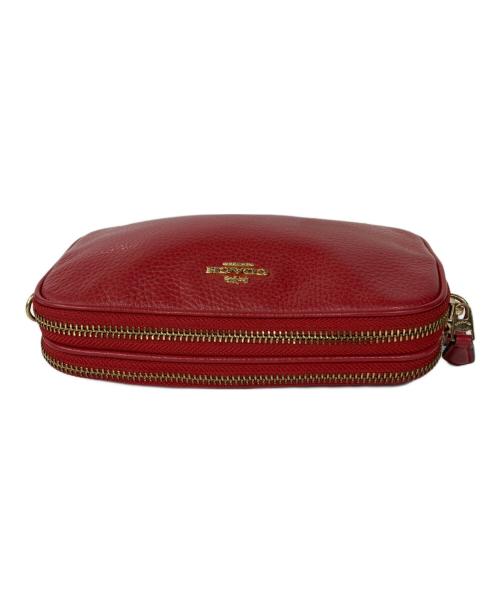 COACH（コーチ）COACH (コーチ) チェーンショルダーバッグ レッドの古着・服飾アイテム