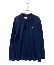 LACOSTE（ラコステ）の古着「長袖ポロシャツ」｜ネイビー