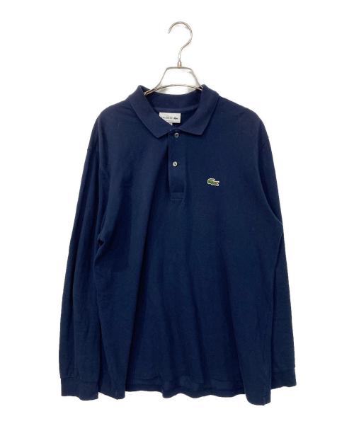 LACOSTE（ラコステ）LACOSTE (ラコステ) 長袖ポロシャツ ネイビー サイズ:US XLの古着・服飾アイテム