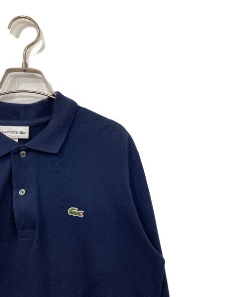 LACOSTE（ラコステ）LACOSTE (ラコステ) 長袖ポロシャツ ネイビー サイズ:US XLの古着・服飾アイテム