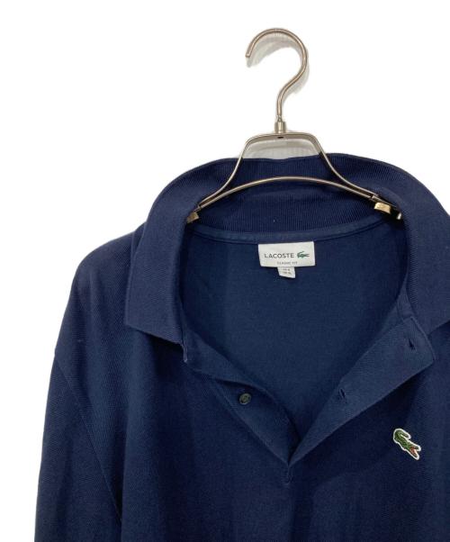 LACOSTE（ラコステ）LACOSTE (ラコステ) 長袖ポロシャツ ネイビー サイズ:US XLの古着・服飾アイテム
