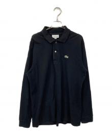 LACOSTE（ラコステ）の古着「長袖ポロシャツ」｜ブラック