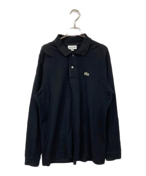 LACOSTE（ラコステ）LACOSTE (ラコステ) 長袖ポロシャツ ブラック サイズ:US XLの古着・服飾アイテム