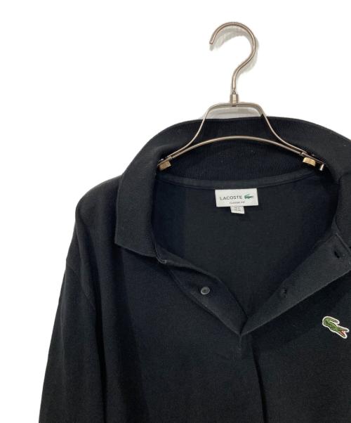 LACOSTE（ラコステ）LACOSTE (ラコステ) 長袖ポロシャツ ブラック サイズ:US XLの古着・服飾アイテム