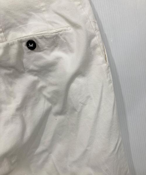 BERWICH（ベルウィッチ）BERWICH (ベルウィッチ) SAKE 2P タックパンツ ホワイト サイズ:44の古着・服飾アイテム