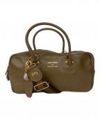 YOUNG & OLSEN The DRYGOODS STORE×FRAMeWORKヤングアンドオルセン ザ ドライグッズストア×フレームワーク）の古着「別注CHARM WIDE BOTTLE BAG」｜ブラウン