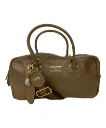 YOUNG & OLSEN The DRYGOODS STORE×FRAMeWORK（ヤングアンドオルセン ザ ドライグッズストア×フレームワーク）の古着「別注CHARM WIDE BOTTLE BAG」｜ブラウン