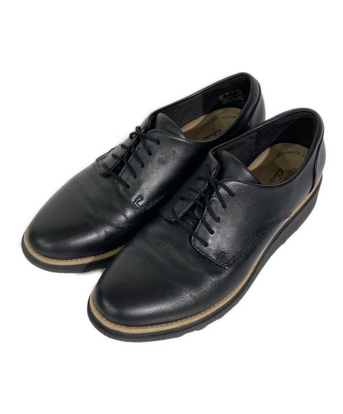 CLARKS（クラークス）CLARKS (クラークス) レースアップシューズ ブラック サイズ:22.5の古着・服飾アイテム