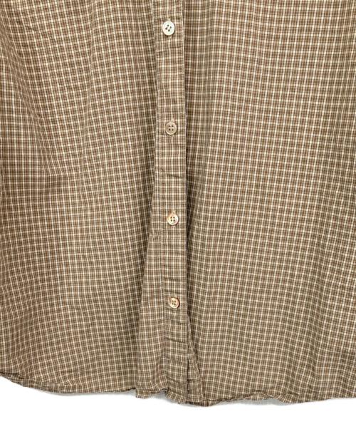 JOURNAL STANDARD relume（ジャーナルスタンダード レリューム）JOURNAL STANDARD relume (ジャーナルスタンダード レリューム) チェックボウタイブラウス ベージュ サイズ:Ｆの古着・服飾アイテム