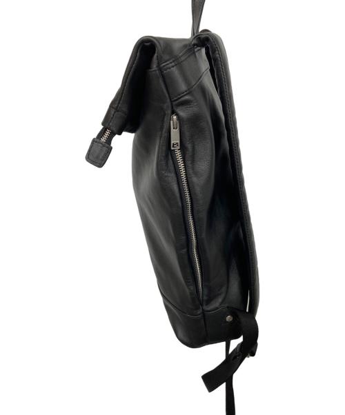 SEEKER（シーカー）SEEKER (シーカー) レザーリュック ブラックの古着・服飾アイテム