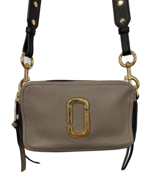 MARC JACOBS（マークジェイコブス）MARC JACOBS (マークジェイコブス) SOFTSHOTショルダーバッグ ブラック×ベージュの古着・服飾アイテム