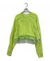 MAISON SPECIAL（メゾンスペシャル）の古着「Outseam Short Length Sweatshirts」｜グリーン
