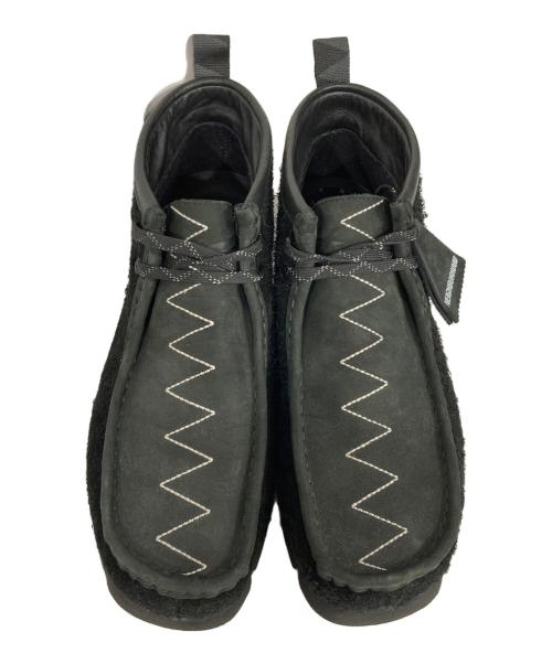 CLARKS（クラークス）CLARKS (クラークス) NEIGHBORHOOD (ネイバーフッド) ワラビーシューズ ブラック サイズ:UK8の古着・服飾アイテム