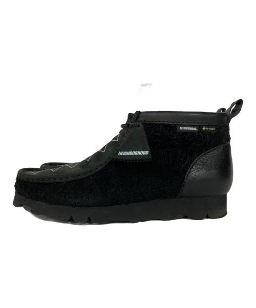 CLARKS（クラークス）CLARKS (クラークス) NEIGHBORHOOD (ネイバーフッド) ワラビーシューズ ブラック サイズ:UK8の古着・服飾アイテム