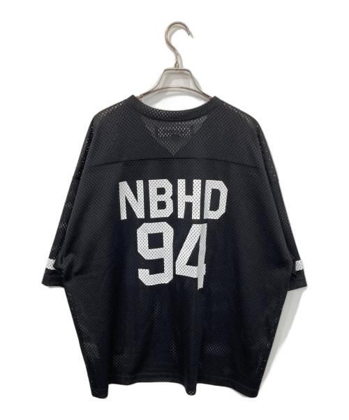 NEIGHBORHOOD（ネイバーフッド）NEIGHBORHOOD (ネイバーフッド) HOCKEY V-NECK S/S TEE/ホッケー Vネック ショートスリーブTシャツ ブラック サイズ:Lの古着・服飾アイテム